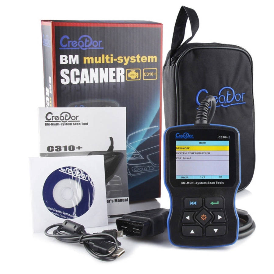 Creator C310+ V12 Car OBD2 Scanner Car Diagnostic Tool OBD 2 Automotive Scanner for BMW