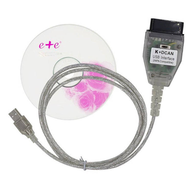 INPA K+CAN with Switch USB Interface Cable for BMW(White