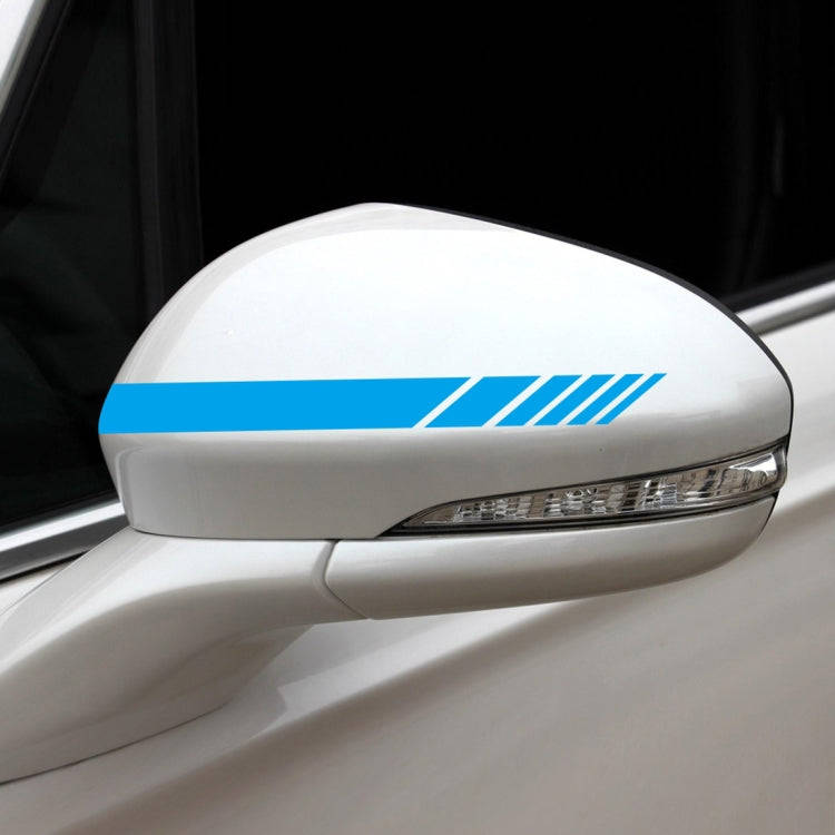 5 in 1 Car Styling Stripe Hood PVC Sticker Auto Decorative Sticker (Blue)