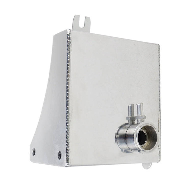 Car Modified Triangle Aluminum Alloy Cooling Water Tank Bottle Can for Nissan (Silver)