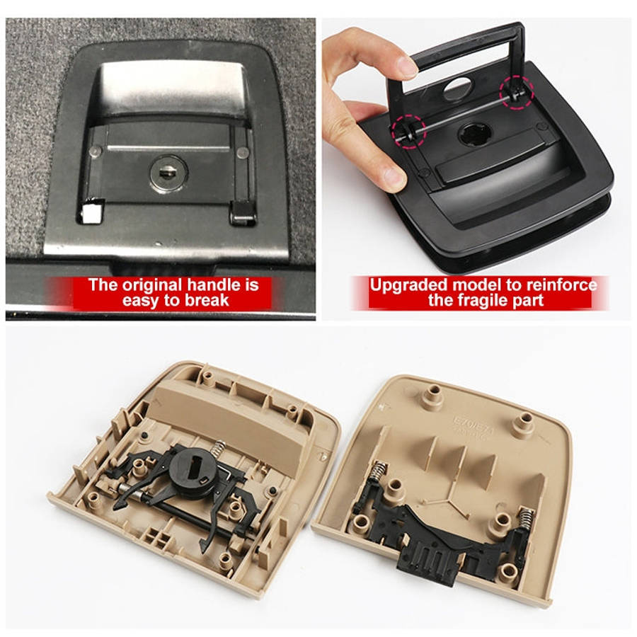 Car Rear Trunk Mat Carpet Handle with Hole 51479120283 for BMW X5 / X6 2006-2013, Left Driving (B...