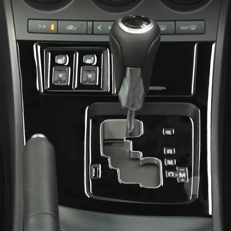 For Mazda 3 Axela 2010-2013 7 in 1 Car Gear Panel Set B Decorative Sticker, Right Drive