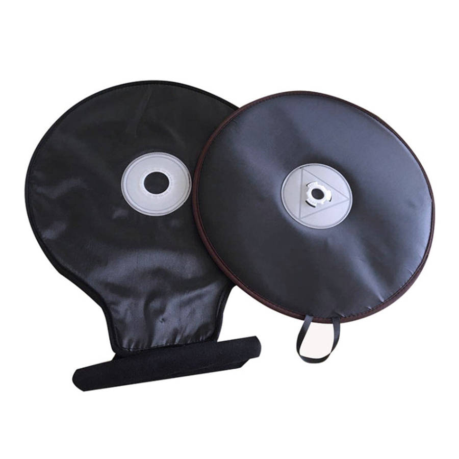 360 Degree Rotation Car Seat Cushion Whirling Seat Mat (Coffee)