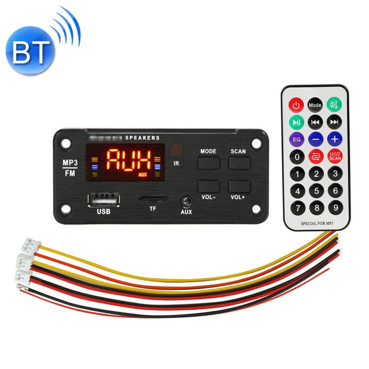 Car 5V Color Screen Display Bluetooth 5.0 Audio MP3 Player Decoder Board FM Radio TF Card USB 3.5...