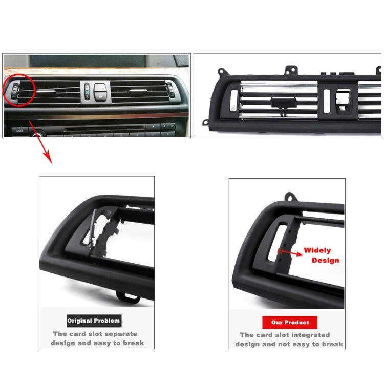 Car Front  Console Grill Dash AC Air Vent 64229166885 for BMW 5 Series
