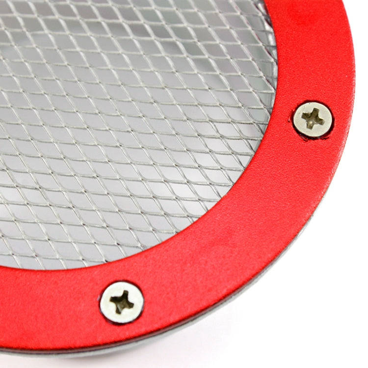 XH-UN017 Car Universal Modified Aluminum Air Inlet Decoration (Red)