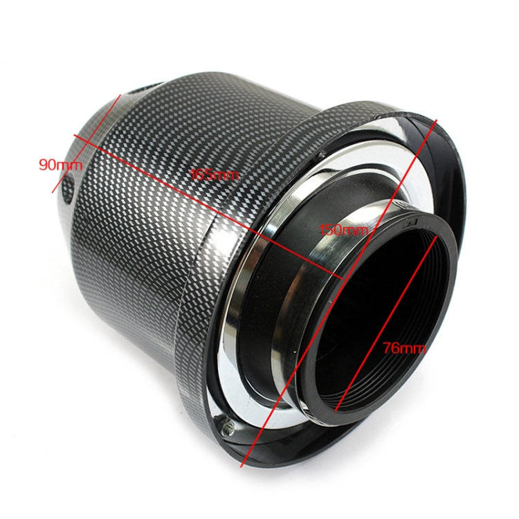 XH-UN005 Car Universal Modified High Flow Mushroom Head Style Intake Filter for 76mm Air Filter (...