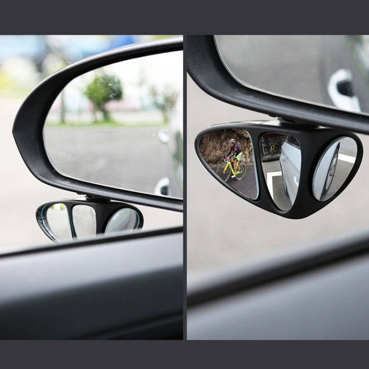 3R-151 3 in 1 Car Rearview Auxiliary Blind Spot Mirror Rear View 146 Front Wheel Mirror for Left ...