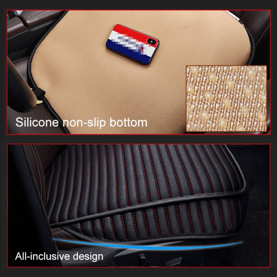 3 in 1 Car Seat Cushion Free Binding All Inclusive Seat Mat Set (Black)