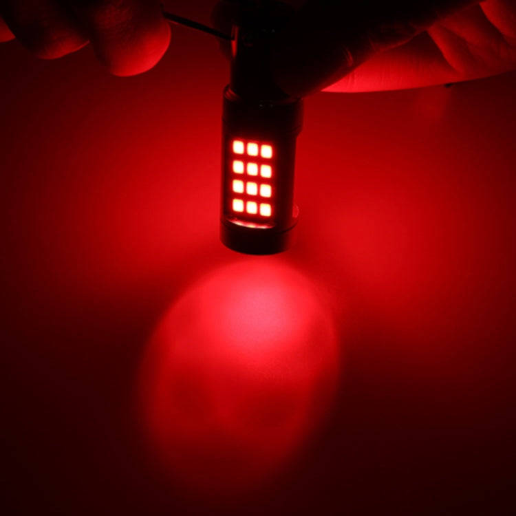 2 PCS 7443 DC12V / 2.2W Car Strobe Brake Lights with 42LEDs SMD-2835 Lamps(Red Light)