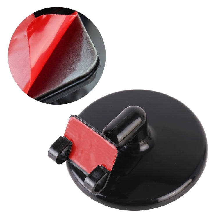 2 PCS Car Large Size Rearview Mirror Blind Spot Side Assistant Mirror (Black)