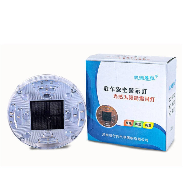 2 PCS Solar LED Flashing Light Car Rear-end Collision Warning Lights, Strong Magnetic Constantly ...