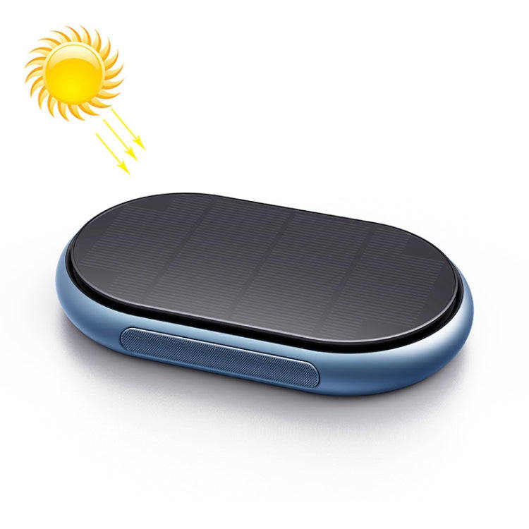 Car Wireless Negative Ion Solar Air Purifier(Blue)