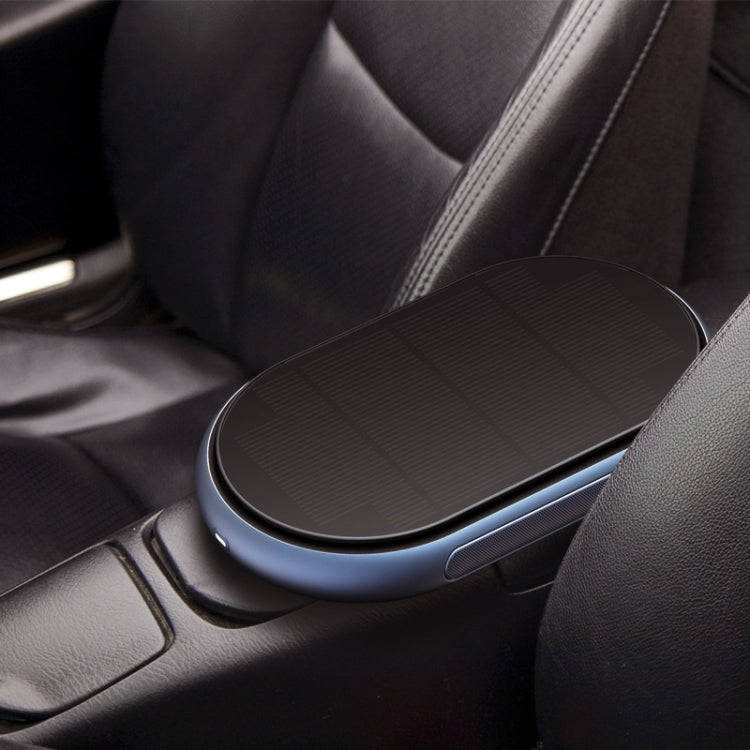 Car Wireless Negative Ion Solar Air Purifier(Blue)