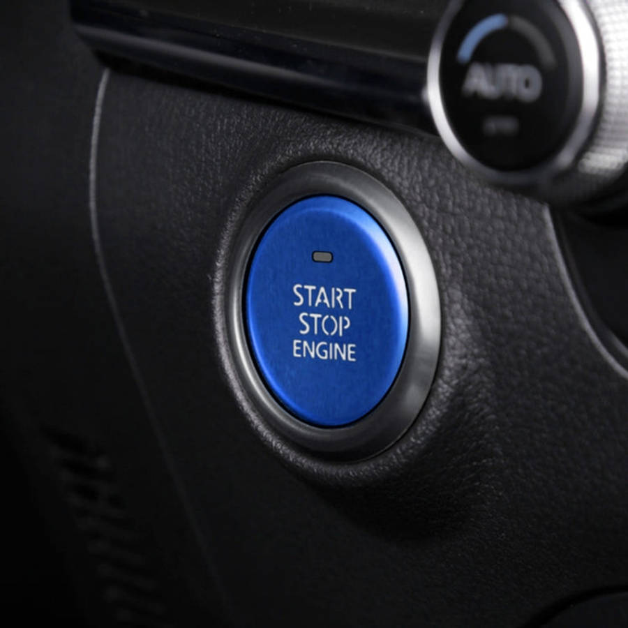 Car Engine Start Key Push Button Inner Ring Trim Sticker Decoration for Mazda Axela CX-30 2020 (B...