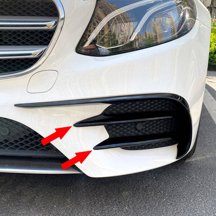 Car Front Bumper AMG Air Inlet Grille Decoration Sticker Strip for Mercedes-Benz E Class W213 201...