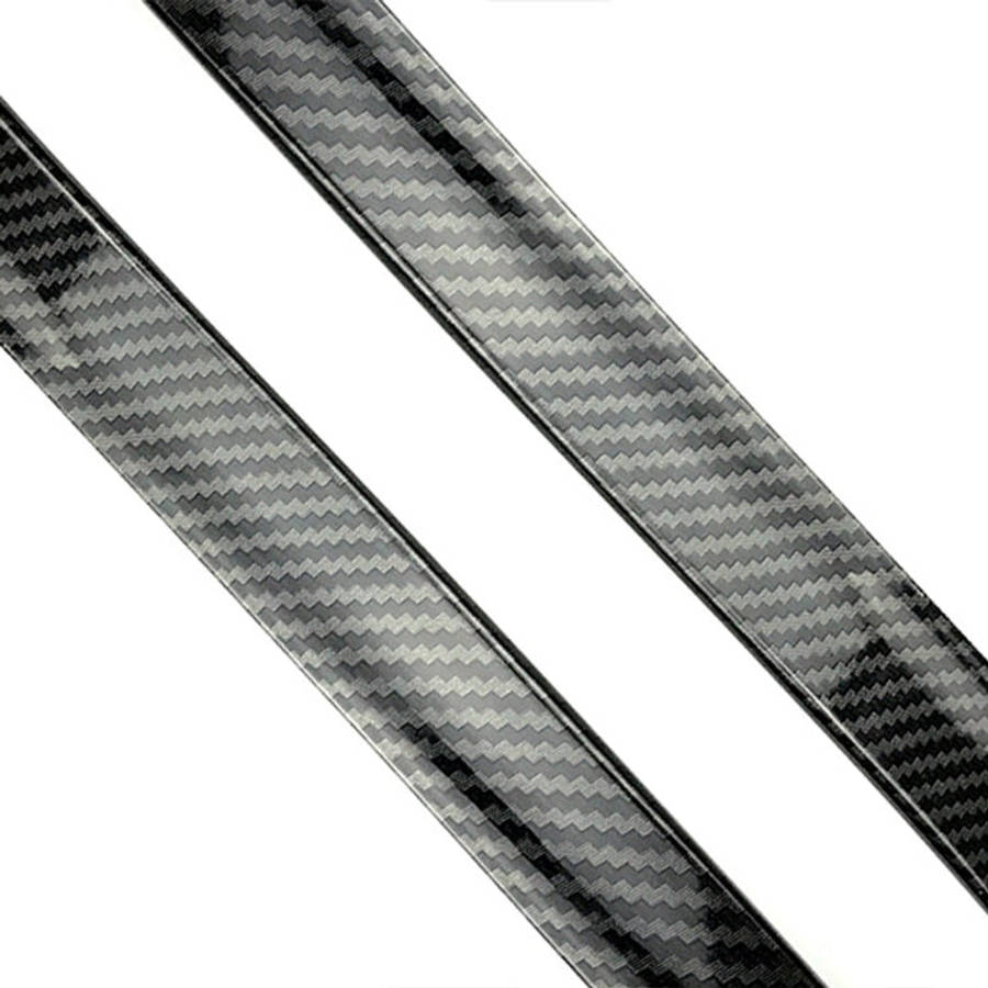 Car Modified Flank Tail Spoiler Strip for Volkswagen Golf 7 (Carbon Fiber Black)