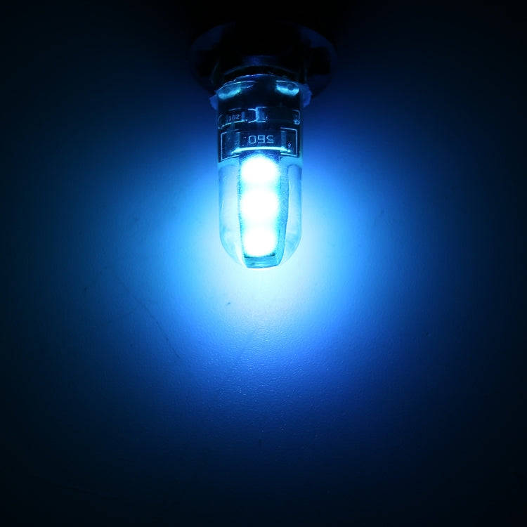 10 PCS T10 DC12V / 1W Car Clearance Light COB Lamp Beads (Ice Blue Light)
