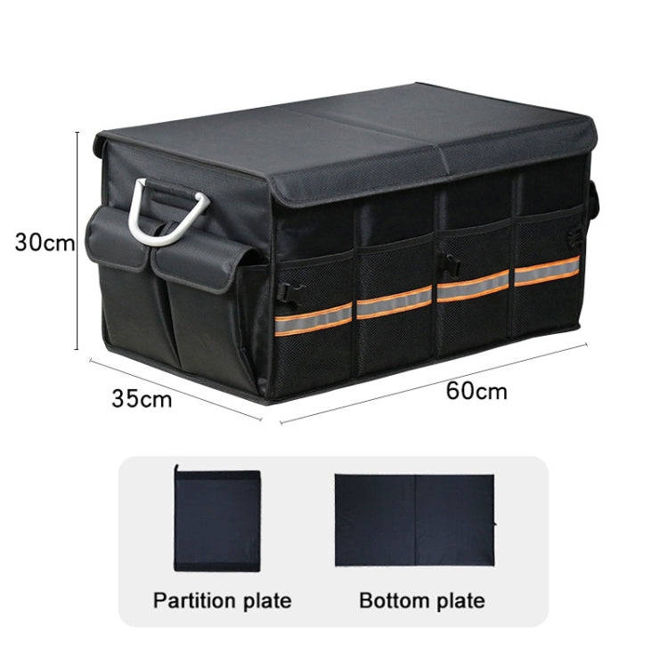 Car Trunk Foldable Storage Box, Capacity: 66L (Black)