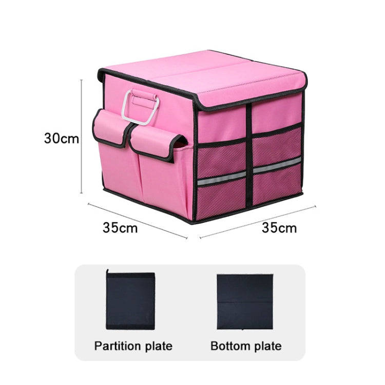 Car Trunk Foldable Storage Box, Capacity: 36L (Pink)