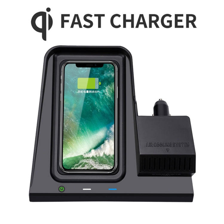 HFC-1002 Car Qi Standard Wireless Charger 10W Quick Charging for Honda Avancier / URV 2017-2020, ...