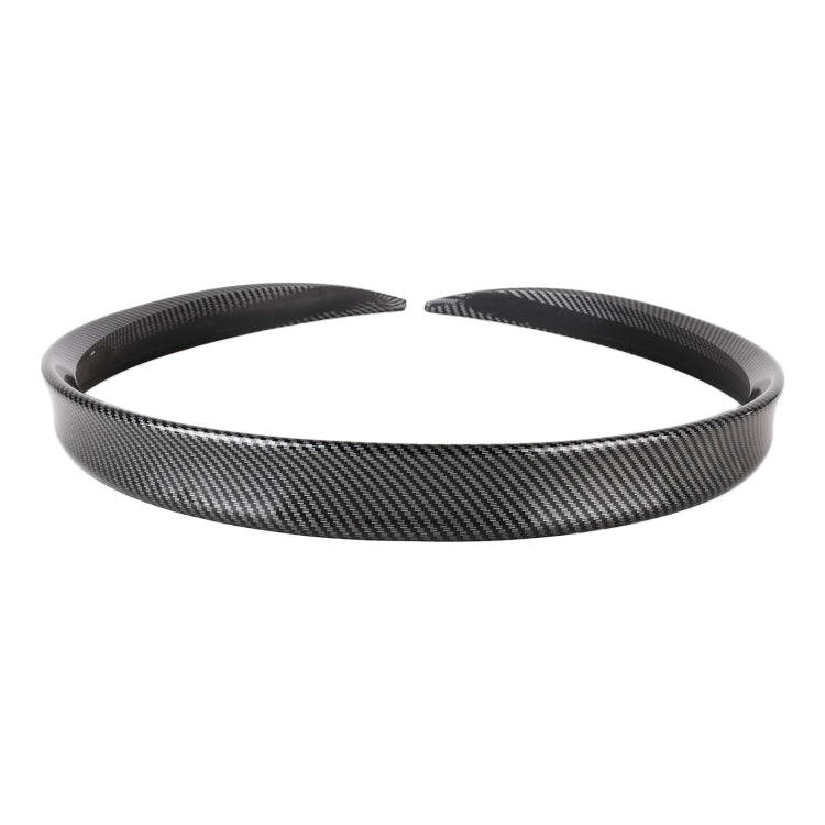 Car Modified Plastic Rear Wing Side Spoiler Lip, Carbon Fiber Texture