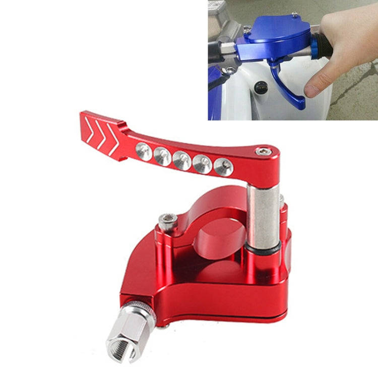 Motorcycles 7/8 Thumb Throttle Assembly Pull (Red)