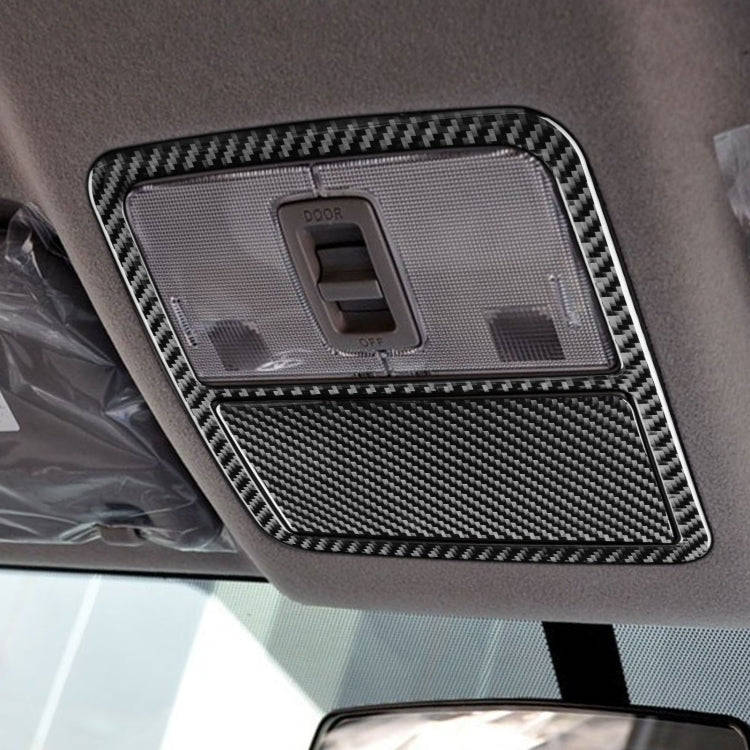 Carbon Fiber Car Front Reading Light Panel Decorative Sticker for Toyota Old RAV4 2006-2013,Left ...