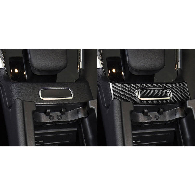 2 PCS / Set Carbon Fiber Car Armrest Box Switch Decorative Sticker for Mercedes-Benz B-Class 2019...