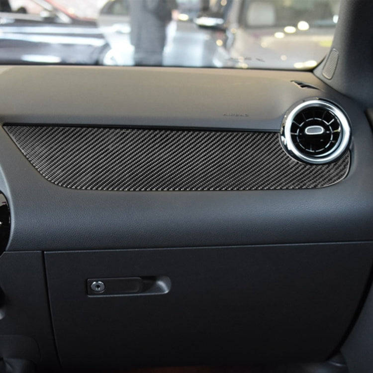 Carbon Fiber Car Co-pilot Control Panel Decorative Sticker for Mercedes-Benz B-Class 2019 / GLB 2...