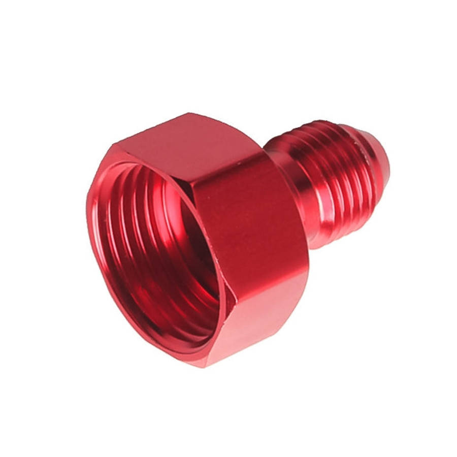AN10 to AN6 Male and Female Connector Conversion Screw Oil Cooler Conversion Reducer Adapter (Red)