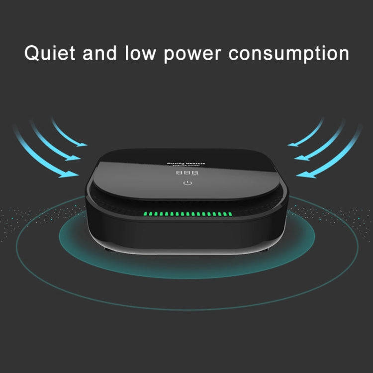XJ-008 Car Negative Ion USB Air Purifier, Smart Version (White)