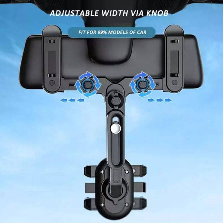 Snap-on Rearview Mirror Car Phone Holder In-Car Navigation Bracket