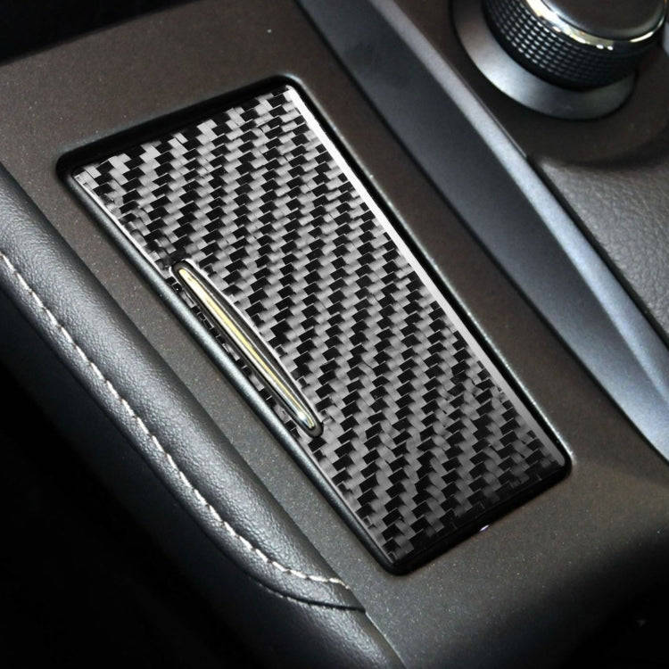 Car Carbon Fiber Ashtray Panel Decorative Sticker for Lexus CT 2011-2017, Right Drive