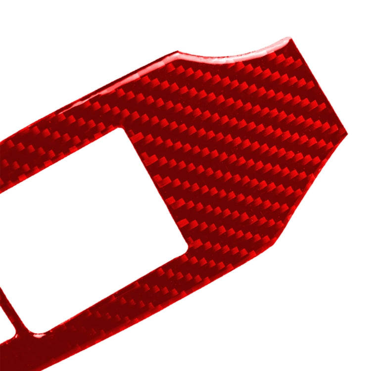 2 in 1 Car Carbon Fiber Window Lift Panel Decorative Sticker for Nissan 370Z / Z34 2009-, Left Dr...