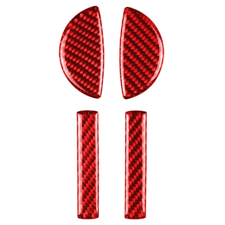 4 in 1 Car Carbon Fiber Door Handle Decorative Sticker for BMW Mini Cooper Clubman Countryman  F5...