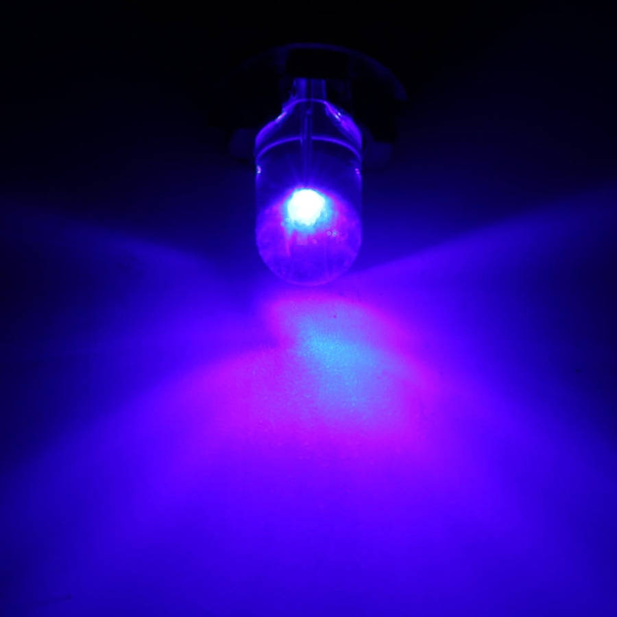 50pcs T10 DC24V / 0.36W / 0.03A Car Clearance Light COB Lamp Beads (Blue Light)