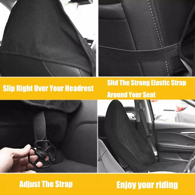 Car Universal Waterproof Anti-skid Seat Cover (Grey)