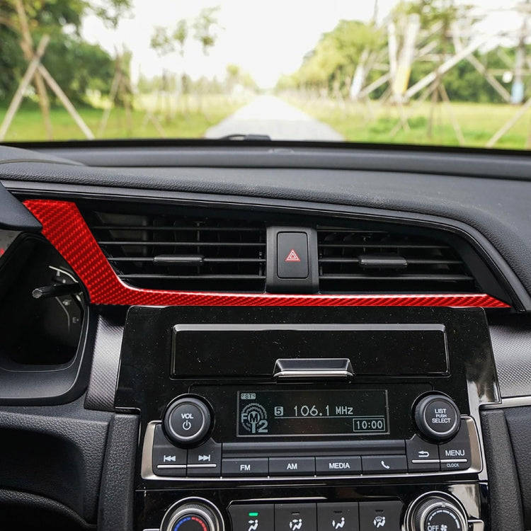 Car Carbon Fiber Below the Central Control Air Outlet Decorative Sticker for Honda Tenth Generati...