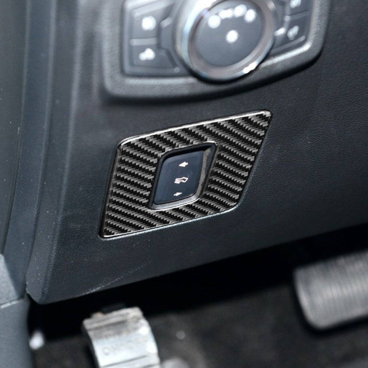 Car Carbon Fiber Throttle Brake Adjust Decorative Sticker for Ford F150 2017-2020, Left and Right...