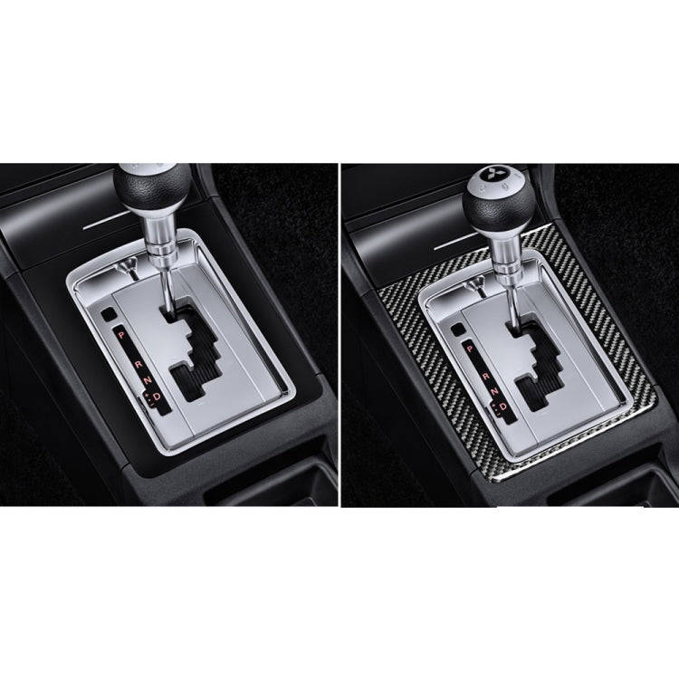 Car Carbon Fiber Gear Position Decorative Sticker for Mitsubishi Lancer-ex / EVO / Fortis 9-10th ...