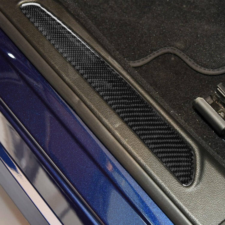 2 in 1 Car Carbon Fiber Welcome Pedal Decorative Sticker for Alfa Romeo Giulia 2017-2019, Left an...