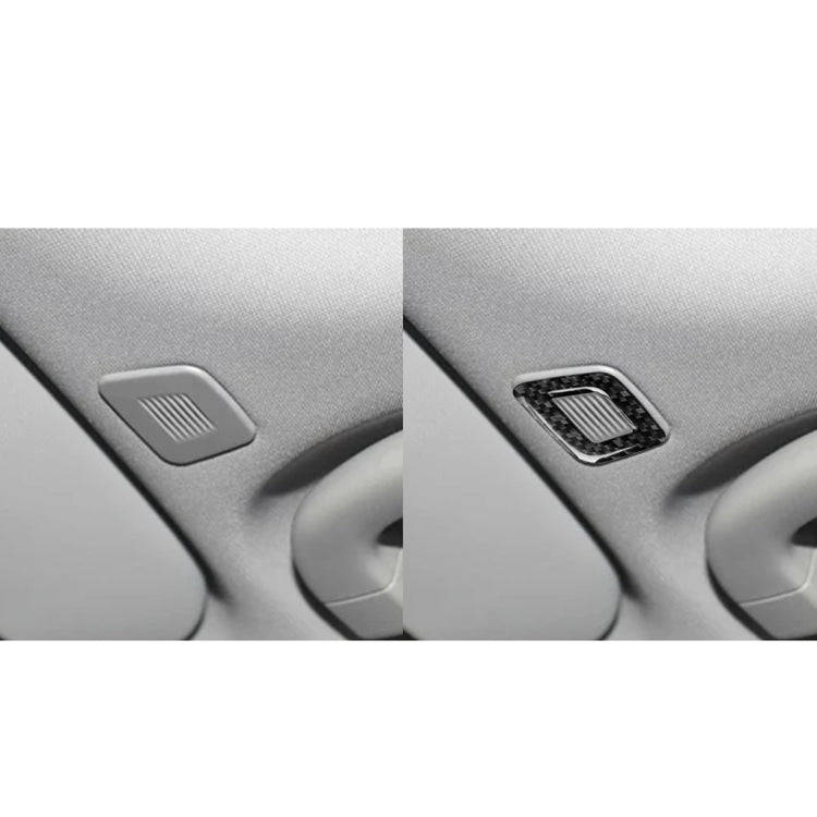 2 in 1 Car Carbon Fiber Microphone Decorative Sticker for Alfa Romeo Giulia 2017-2019, Left and R...