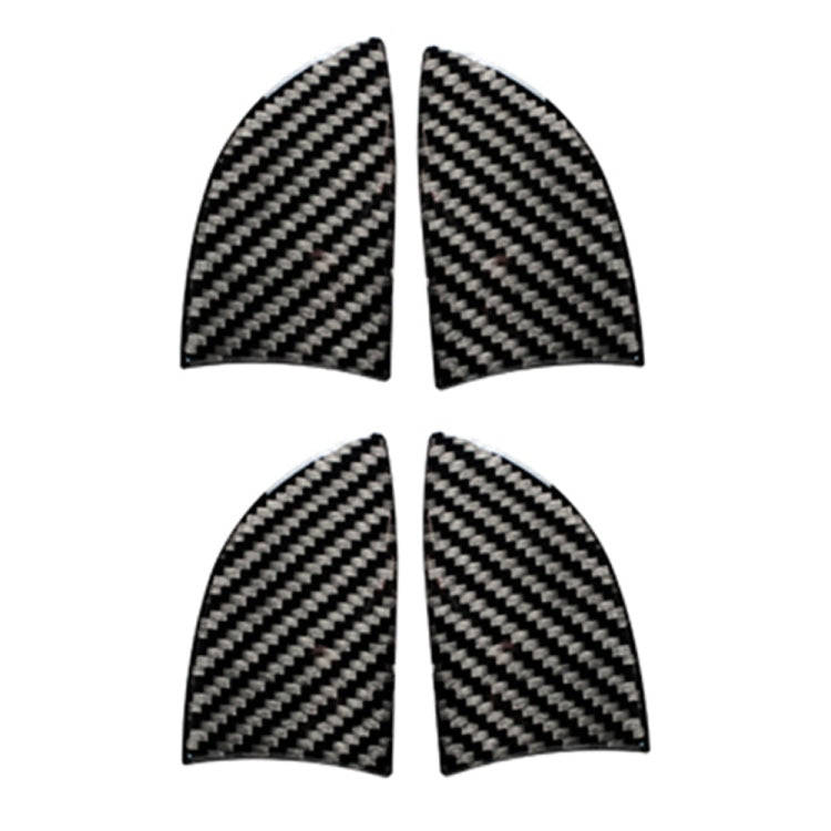 Car Carbon Fiber Inner Door Bowl Decorative Sticker for Lexus NX200 / 200t / 300h 2014-2021, Left...