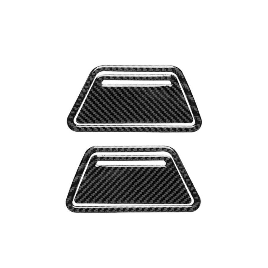 Car Carbon Fiber Ashtray Panel Decorative Sticker for Audi A6 S6 C7 A7 S7 4G8 2012-2018, Left and...