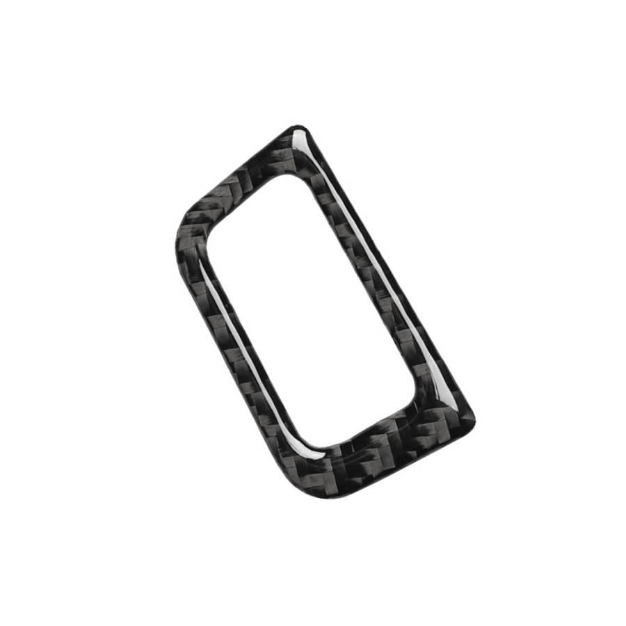 Car Carbon Fiber Trunk Switch Decorative Sticker for Audi A6 S6 C7 A7 S7 4G8 2012-2018, Left Drive