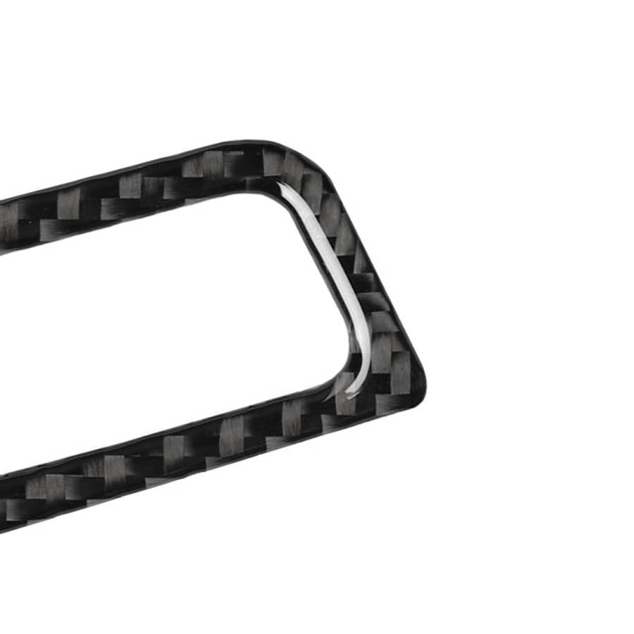 Car Carbon Fiber Trunk Switch Decorative Sticker for Audi A6 S6 C7 A7 S7 4G8 2012-2018, Left Drive