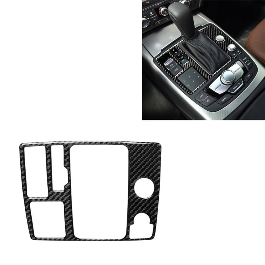 Car Carbon Fiber One-button Start Panel Decorative Sticker for Audi A6 S6 C7 A7 S7 4G8 2012-2018,...