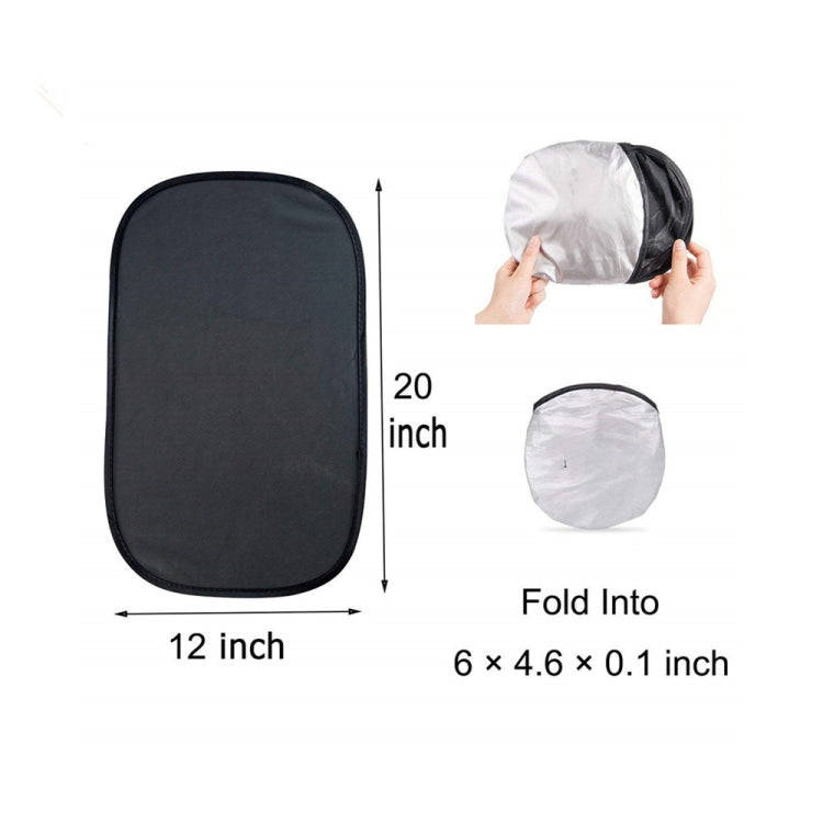 Car Net Yarn Sunscreen Electrostatic Window Sunshade Cover, Size: 51 x 31cm