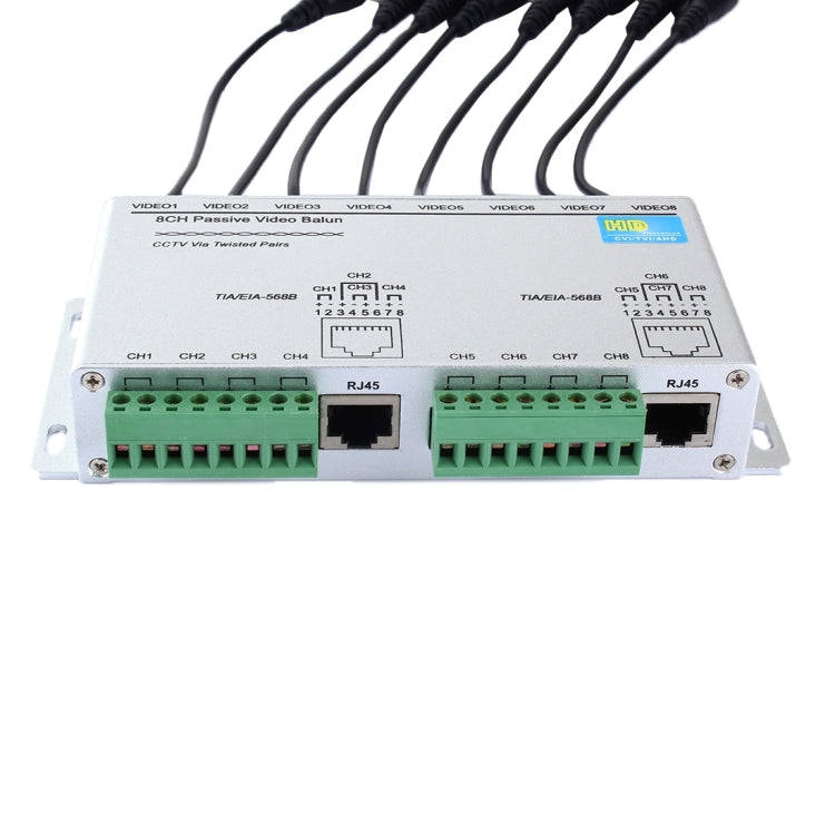 HD208 HD-CVI/TVI/AHD CCTV 8CH Passive Video Balun